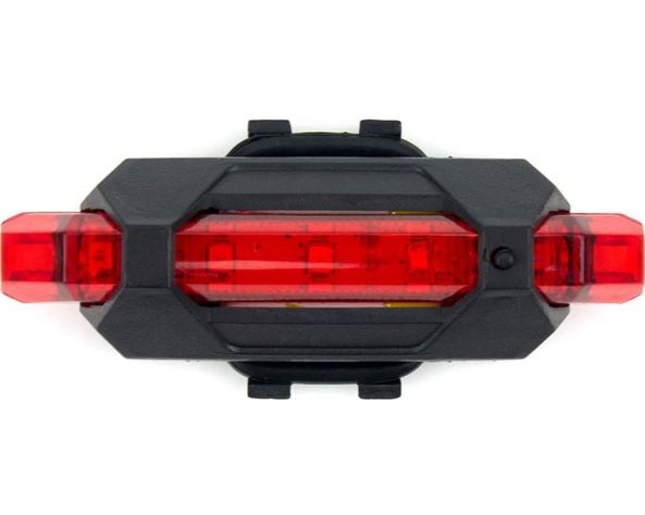 LUZ LED BICI USB RECARGABLE ROJO-0