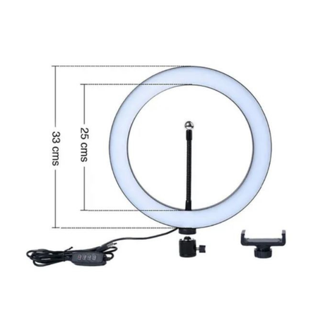 Aro De Luz Led 33cm Tik-Tok 3t+ Trípode Ajustable -2