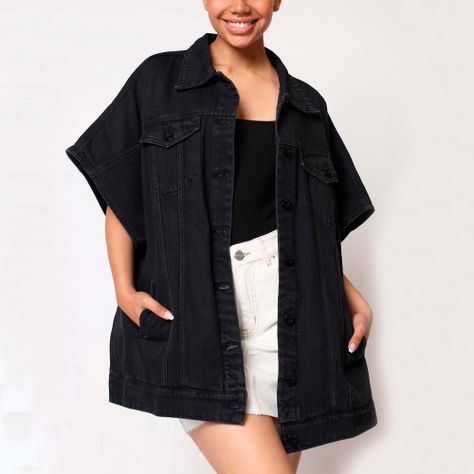 Chaqueta Capa Over Size-0