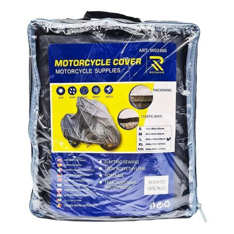 Funda Cobertor Moto Impermeable Gruesa Calidad A1 Rchan Xl-1