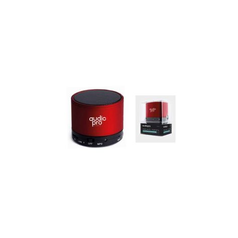 Parlante Bluetooth Rojo Portátil - Puntostore-1