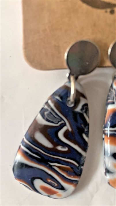 aros de arcilla polimérica hechos a mano -1