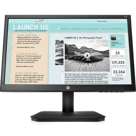 MONITOR HP V190 VGA HD NEGRO 18.5 (USADO)-0