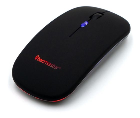 Mouse Dual Inalambrico y Bluetooth Tecmaster Negro-0