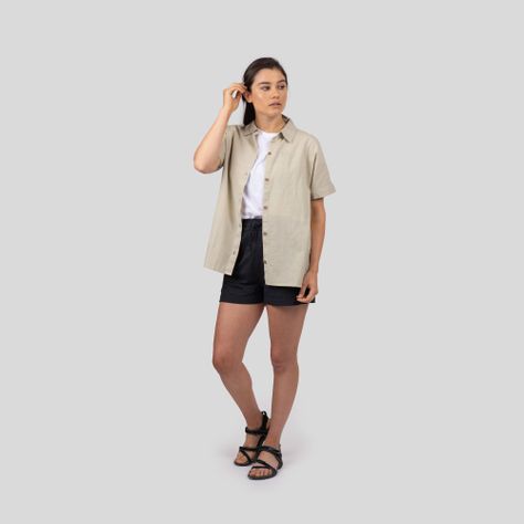 Camisa Ginka Mujer Agate Grey Gnomo-0