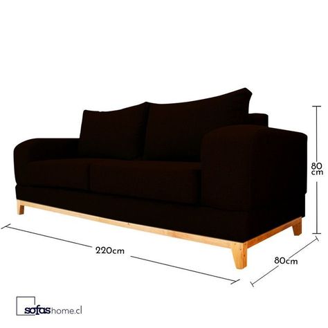 Sofá Basalto Chenille Tipo Lino Negro 3 Cuerpos-4