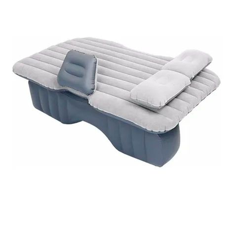 Colchon Inflable Con Compresor 12v Y 2 Almohadas Para Auto-0