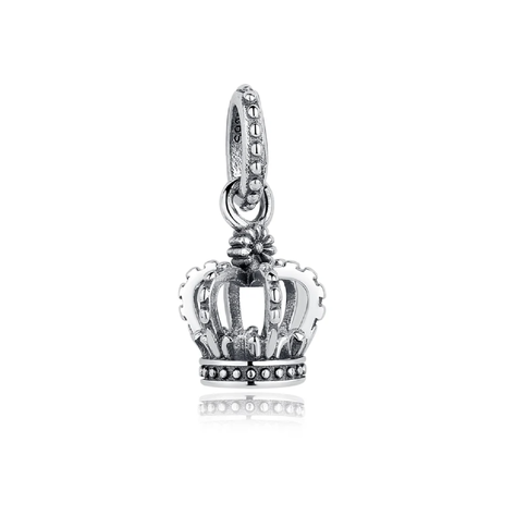Charm Corona en Plata Fina 925-0