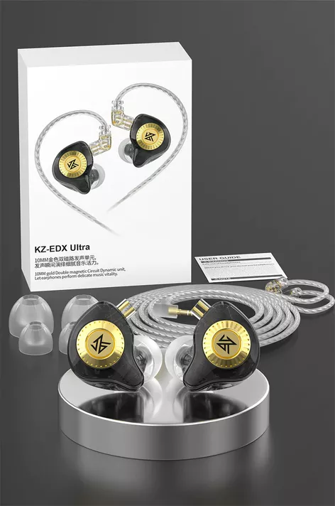 Audífonos KZ EDX Ultra + Accesorios + Espumas + Estuche.-2