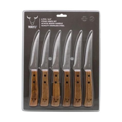 SET CUCHILLOS PRM 6 PCS WAYU-0