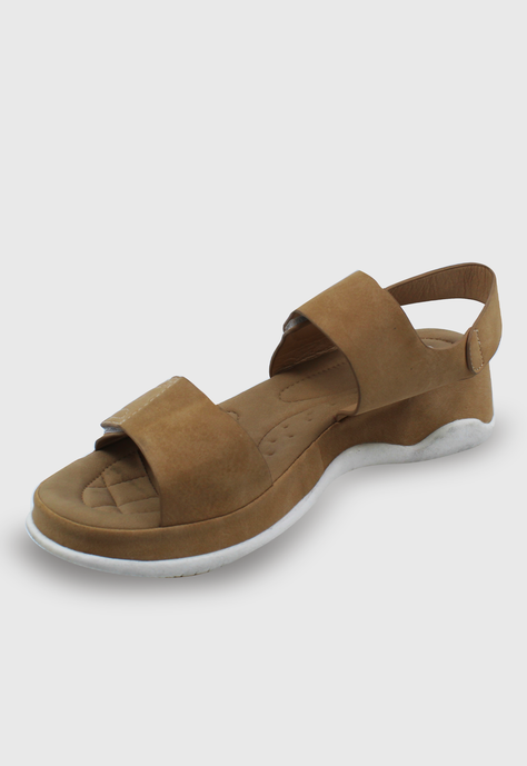 Sandalia Elisa camel Stylo Shoes-1