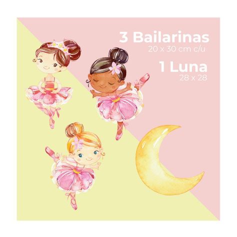 Vinilo Adhesivo Decorativo Bailarinas -1