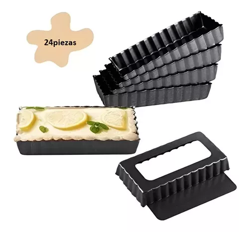 Pack X24 Moldes Desmontables Moldes Rectangular Individual -0