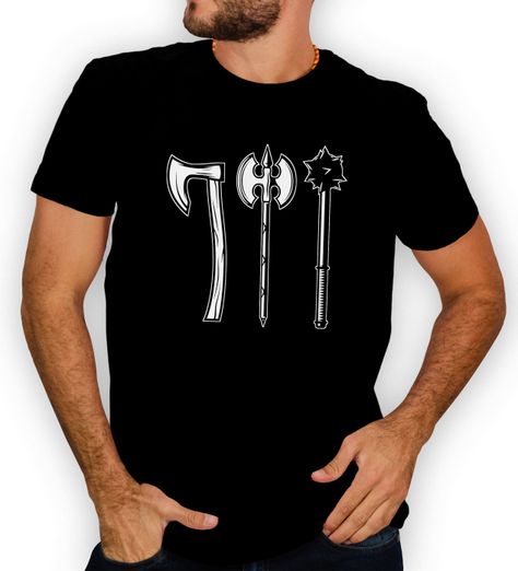 Polera hombre diseño Vikingo Valhalla D12-0