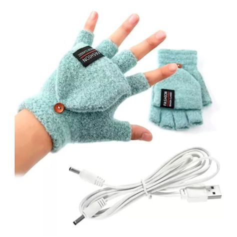 Guantes Calefactores Con Conexion Usb Calentador De Manos-1