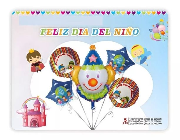 Set De Decoración Globos Celebracion Dia Del Niño-1