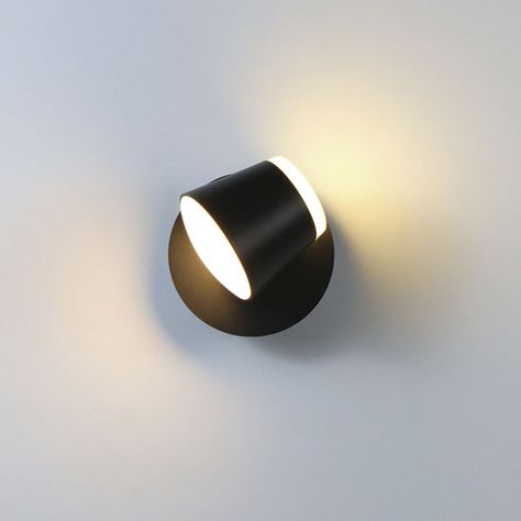 Apliqué Elegante Simple Decorativo LED Movible 5W Negro-4
