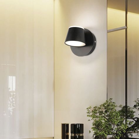 Apliqué Elegante Simple Decorativo LED Movible 5W Negro-5