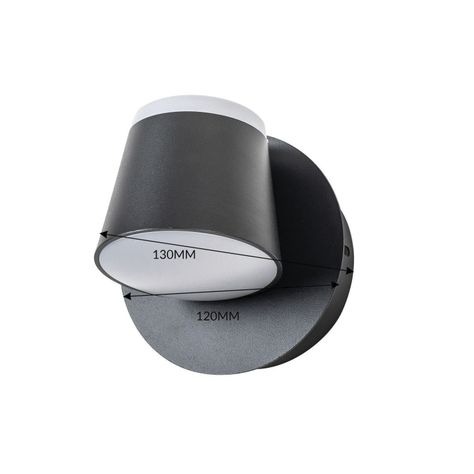Apliqué Elegante Simple Decorativo LED Movible 5W Negro-1