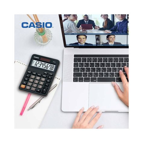 Calculadora De Escritorio 8 Digitos Negro-2