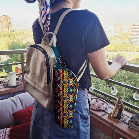 Bolso termico para botella Etnico-3