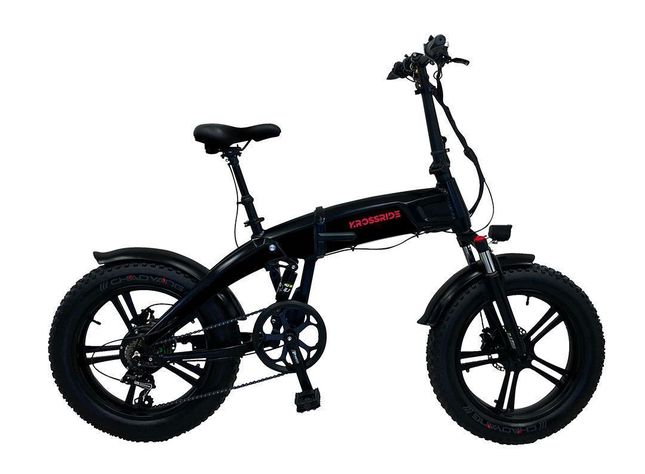 Krossride E-BIKE Plegable Negra-0