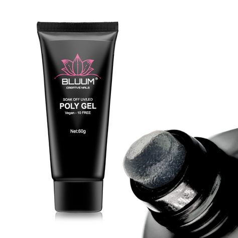 Polygel Transparente Clear 01 60gr- Gel Para Uñas-0