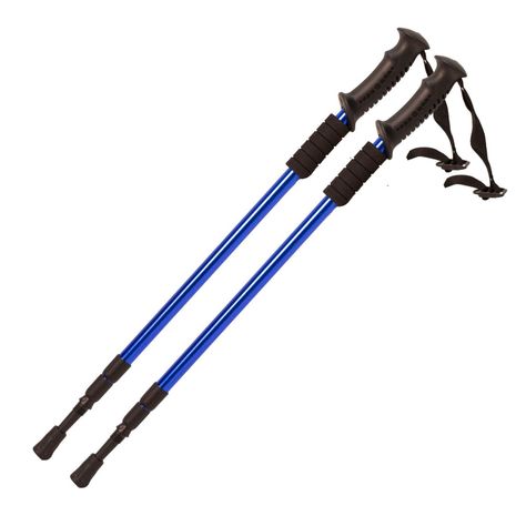 Bastones Para trekking Senderismo De Aluminio Ajustables-0