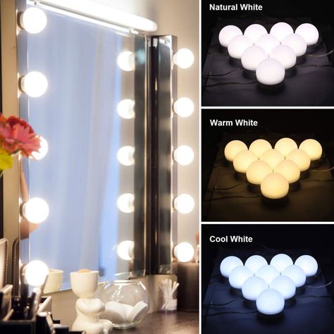 Luces para Espejo "Vanity Mirror" - 10 Bombillas LED-4