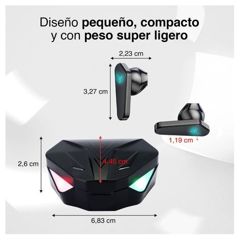 Earbuds Reisen R1 TWS Negro-4