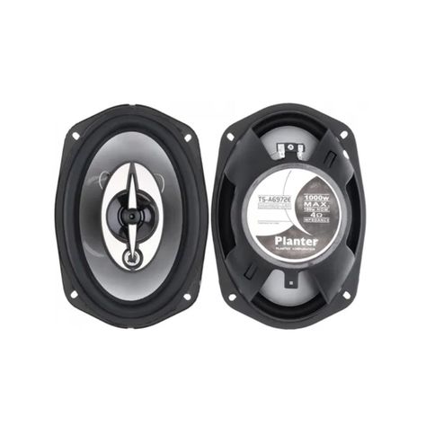 Kit 2 Parlantes Auto 6x9 Ovalados 1000w Coaxial 3 Vías Hifi-0