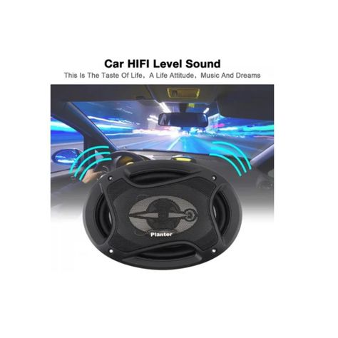Kit 2 Parlantes Auto 6x9 Ovalados 1000w Coaxial 3 Vías Hifi-4