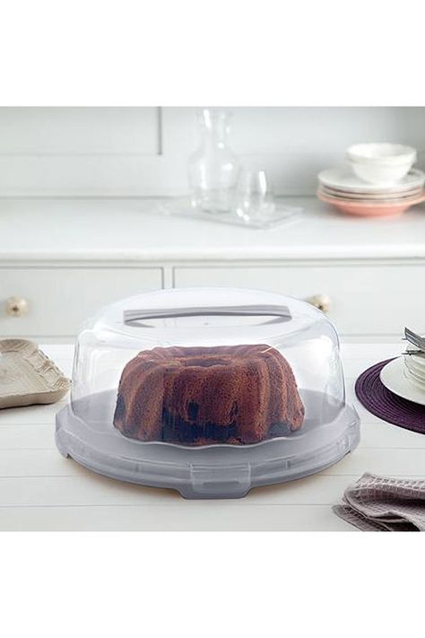 Porta Torta 33cm Gris-5