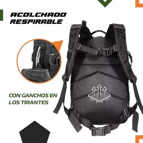 Mochila Tactica Militar Outdoor Pentagon 45L Impermeable-4