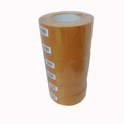 Pack 36 huinchas de Embalaje Amarilla 300 Mts 48mm-3