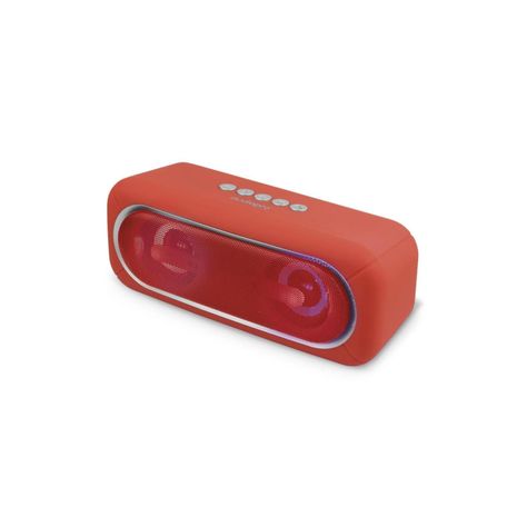 Parlante Bluetooth TWS Portatil RGB Rojo Audiopro-0