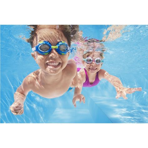Lentes Agua Niños +3 Años / Swirl Goggles Azul-1