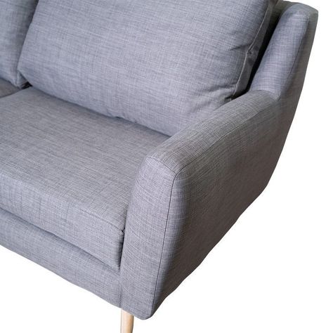 Sofá Lenora Felpa Gris 2C-2