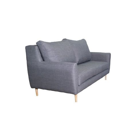 Sofá Lenora Felpa Gris 2C-1