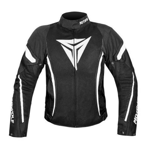 Chaqueta para motociclismo Oxford 600D MotoWolf 0505 - NEGRA-0