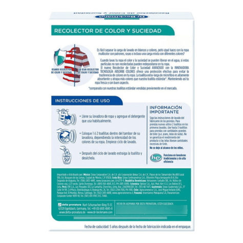 Dr beckmann recolector de color y suciedad -1