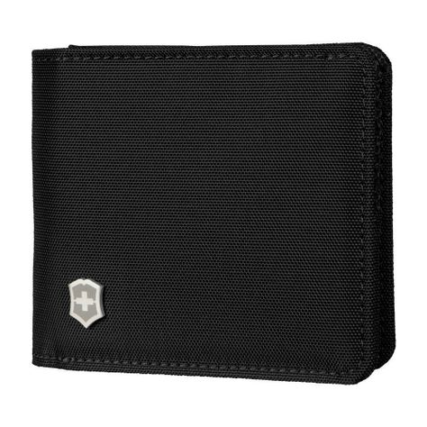 Billetera Bi-Fold Negro con monedero-4