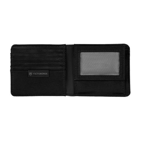 Billetera Bi-Fold Negro con monedero-5