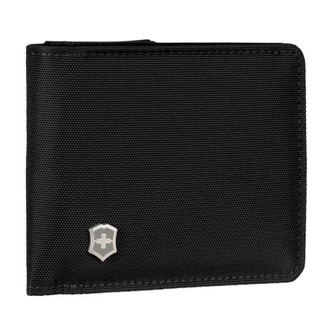 Billetera Bi-Fold Negro con monedero-2