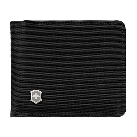 Billetera Bi-Fold Negro con monedero-0