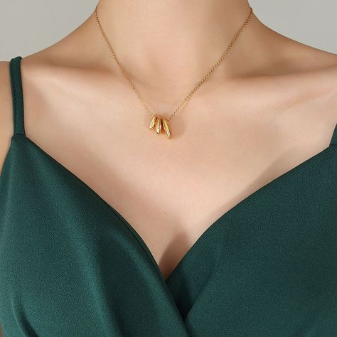 Collar Baño Oro Amarillo 18 Kilates Porotitos-3