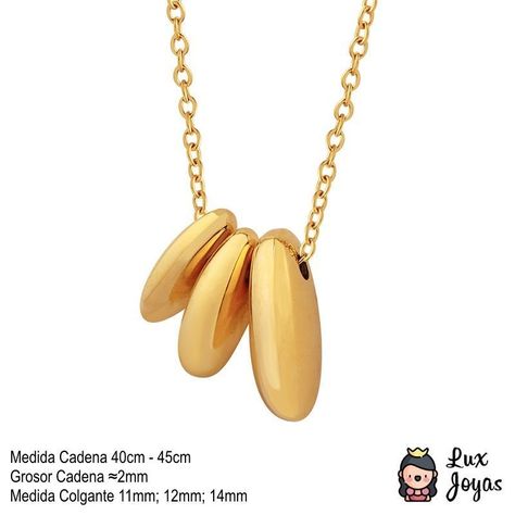 Collar Baño Oro Amarillo 18 Kilates Porotitos-4