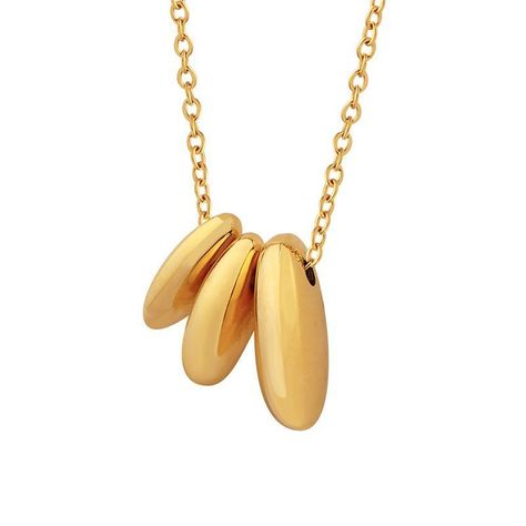 Collar Baño Oro Amarillo 18 Kilates Porotitos-0