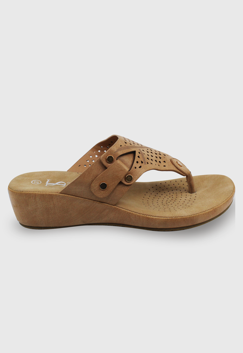Sandalia Doreli camel Stylo Shoes-0
