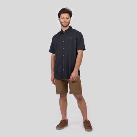 Camisa Ceril Hombre Dark Grey Gnomo-0